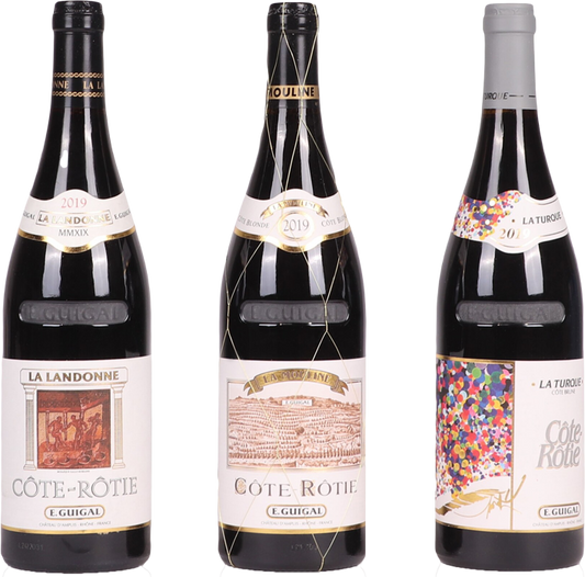 E. Guigal – Trilogie (Mouline 2019, Landonne 2019, Turque 2019)