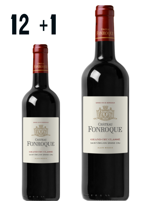 12 bouteilles de Château Fonroque 2021 = 1 magnum OFFERT